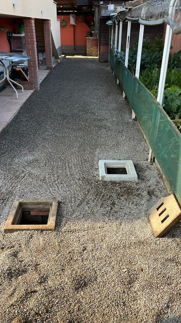 Pavimenti in autobloccanti.